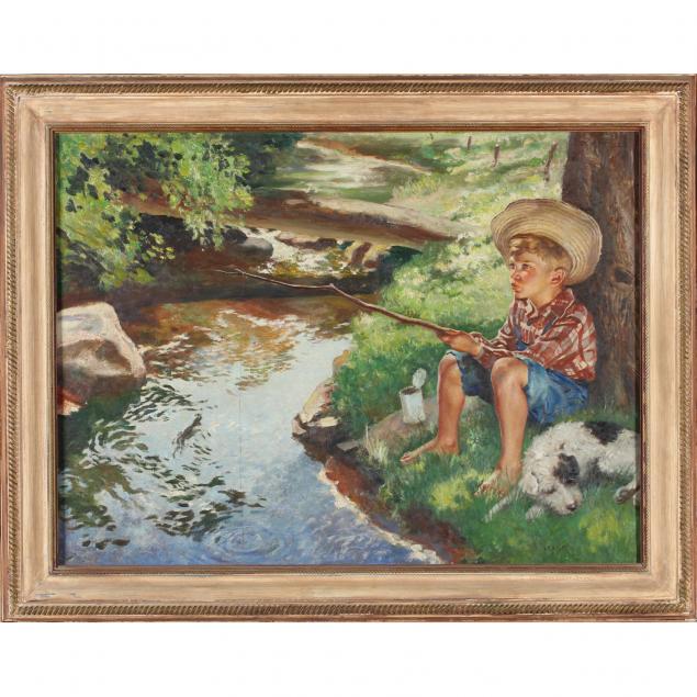 gerald-leake-1885-1975-the-young-fisherman