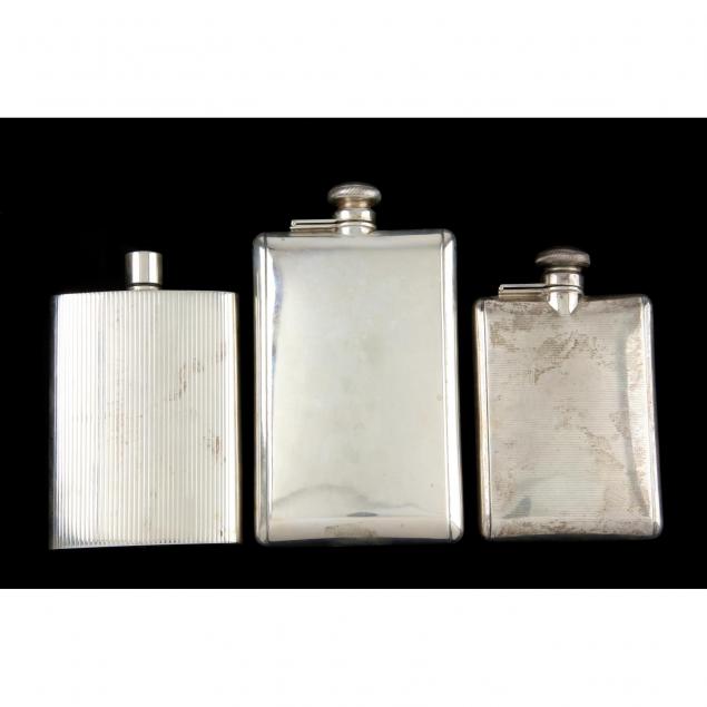 three-tiffany-co-sterling-silver-flasks