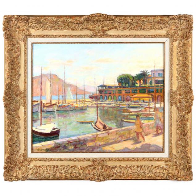 paul-deltombe-french-1881-1971-harbor-scene