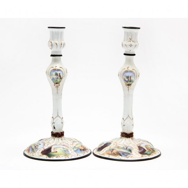 a-pair-of-battersea-enamel-candlesticks