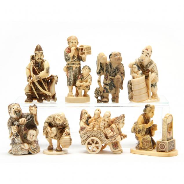 group-of-eight-netsuke