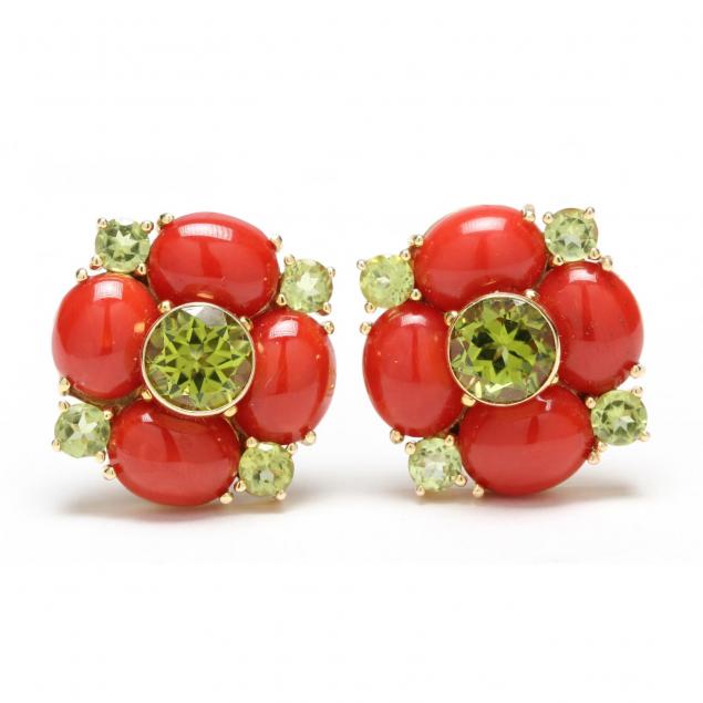 pair-of-14kt-coral-and-peridot-ear-clips-maz