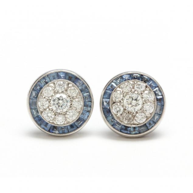 platinum-diamond-and-sapphire-earrings