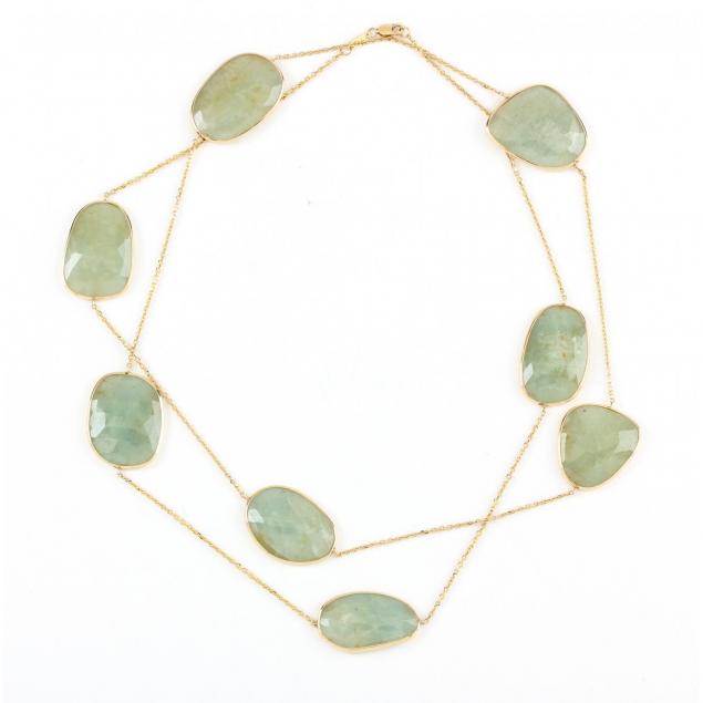 14kt-gold-and-aquamarine-station-necklace