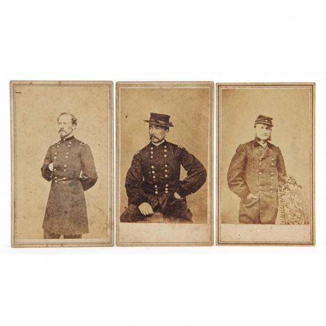 three-cdvs-of-famous-union-cavalry-commanders