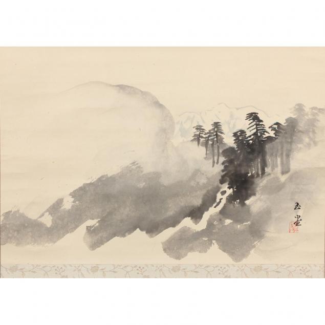 splashed-ink-landscape-by-kawai-gyokudo-1873-1957