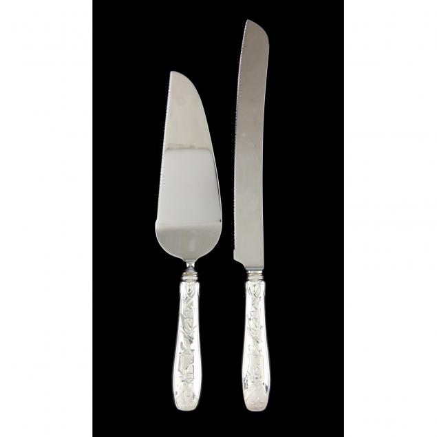 tiffany-co-audubon-sterling-silver-two-piece-cake-serving-set