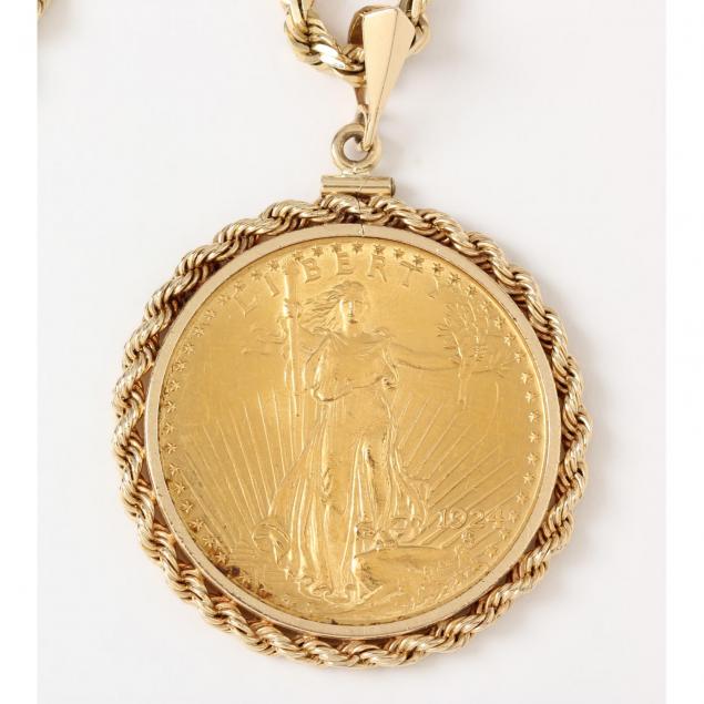 pendant-necklace-with-1924-20-gold-double-eagle