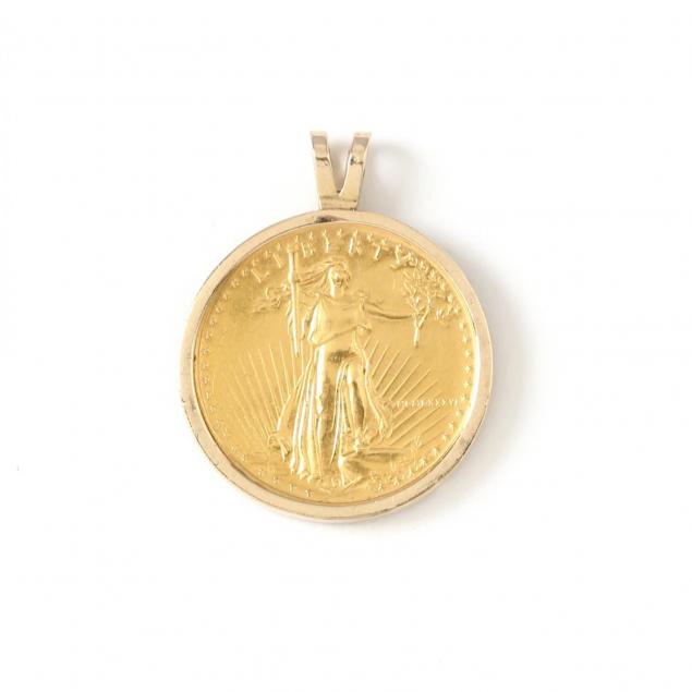 pendant-with-1986-quarter-ounce-gold-eagle