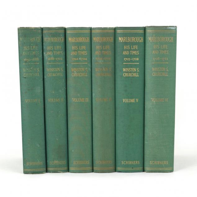 winston-churchill-marlborough-book-set-inscribed-to-bernard-baruch