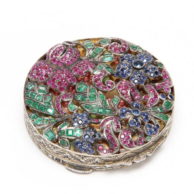 a-vintage-silver-silver-gilt-and-gemset-compact