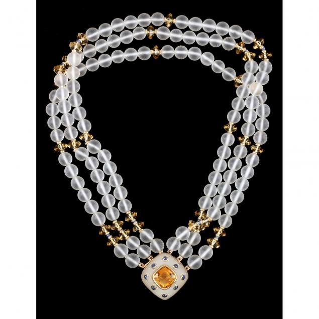 14kt-frosted-rock-crystal-citrine-and-sapphire-convertible-choker-necklace-trianon