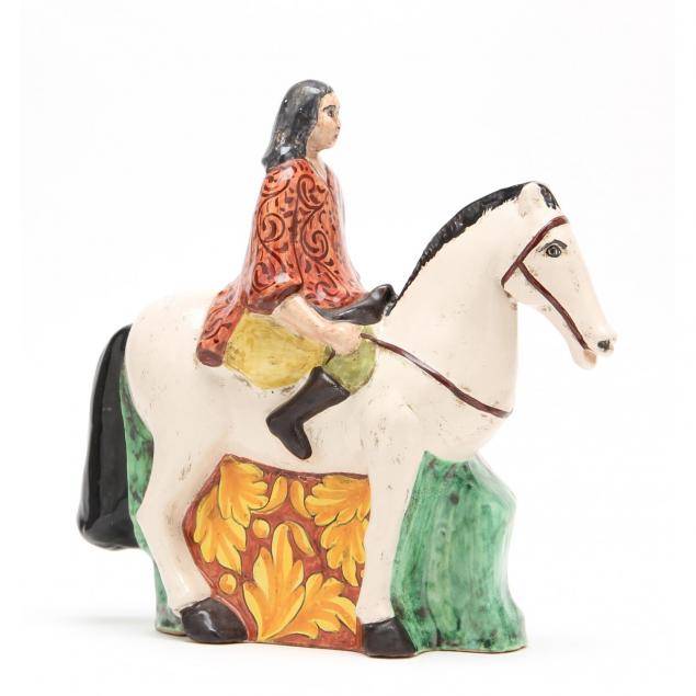 vintage-vietri-woman-on-horse