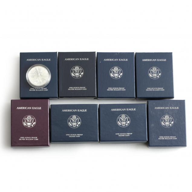 8-different-proof-american-silver-eagles