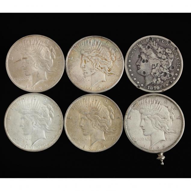 six-miscellaneous-silver-dollars