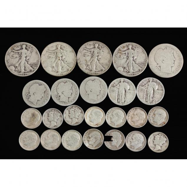 24-miscellaneous-u-s-silver-coins