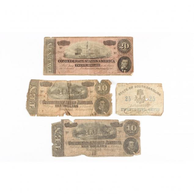 four-confederate-notes