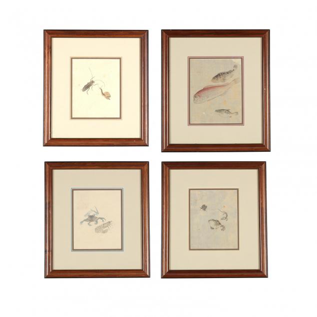set-of-four-asian-paintings-on-silk