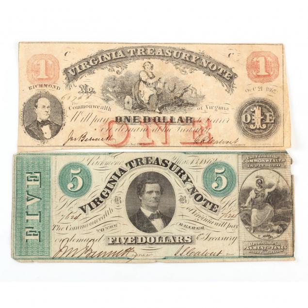 5-and-1-virginia-treasury-notes-1862