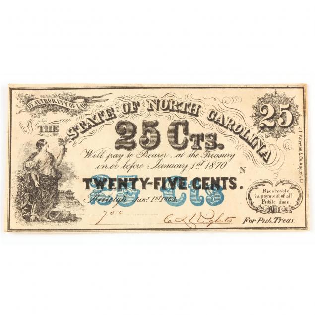 confederate-north-carolina-25-note