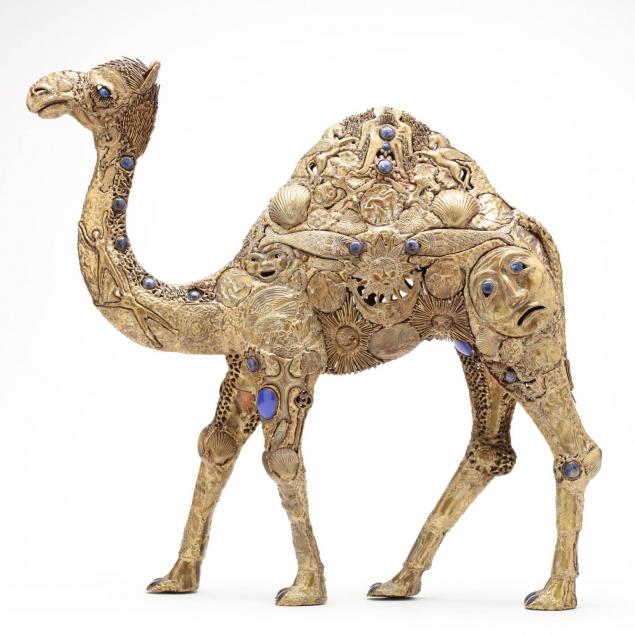 luciano-mecheon-mexico-20th-century-sculpture-of-a-camel