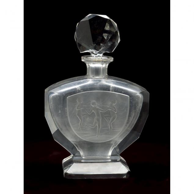 czech-large-glass-perfume-bottle