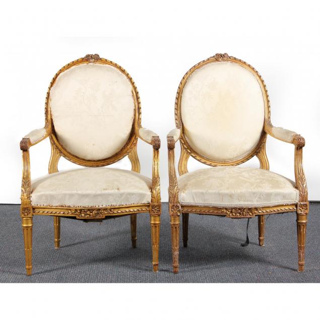 pair-of-louis-xvi-style-gilt-and-carved-fauteuil