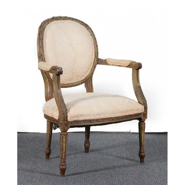 louis-xv-style-painted-and-carved-fauteuil