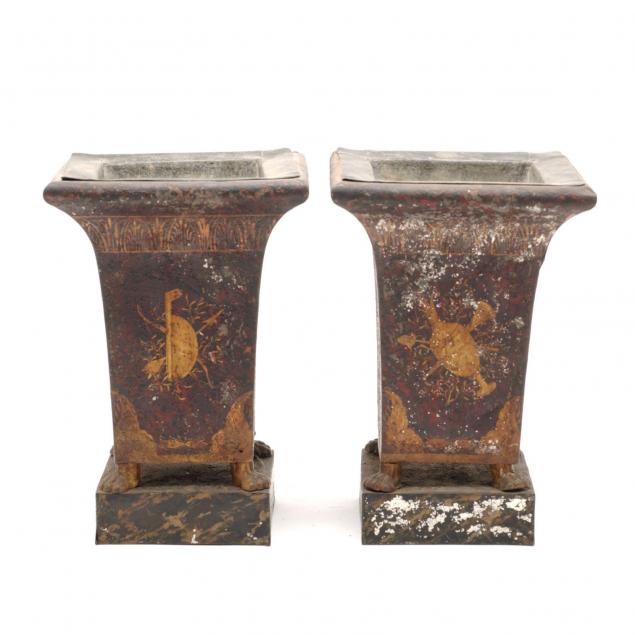 pair-of-toleware-planters