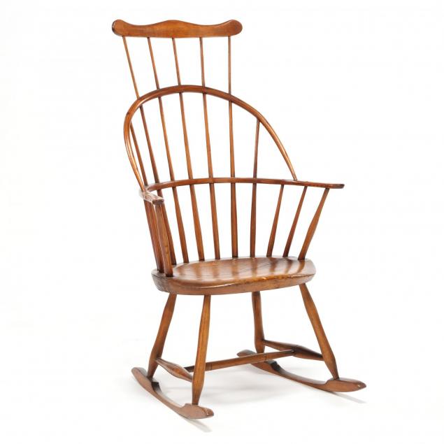 new-england-comb-back-windsor-rocking-chair