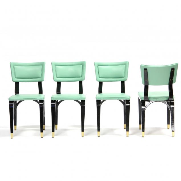 thonet-four-mid-century-bentwood-chairs