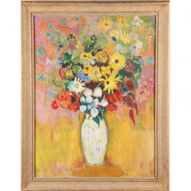 mid-20th-century-floral-still-life-painting