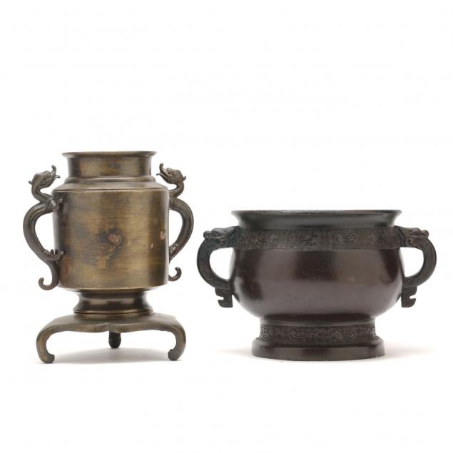 asian-bronze-bowl-and-urn
