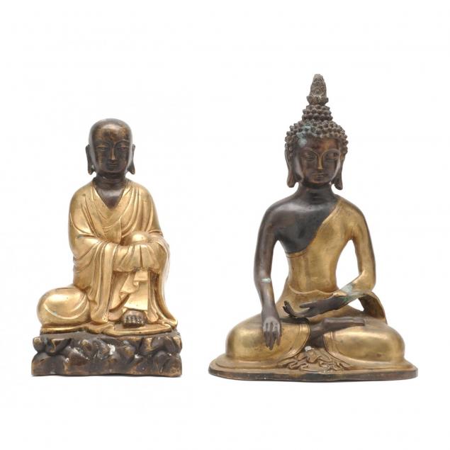 two-bronze-buddhist-sculptures
