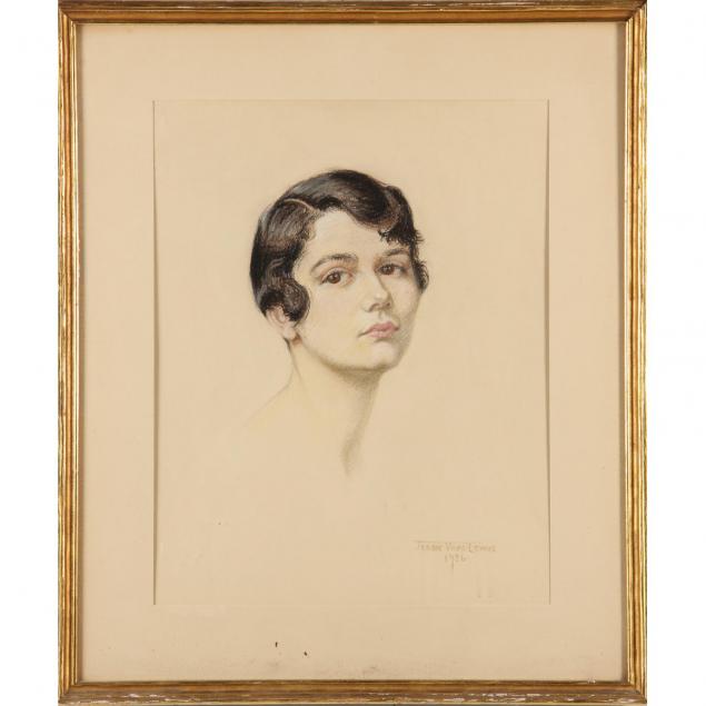 jessie-voss-lewis-ny-1876-1962-portrait-of-a-young-woman
