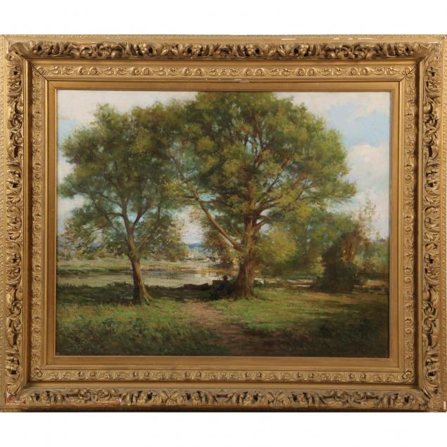 antique-continental-school-landscape-painting