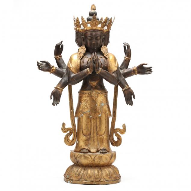 standing-bodhisattva-with-four-heads-and-eight-arms