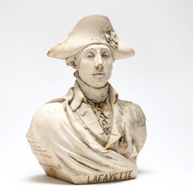 benjamin-h-kinney-am-1821-1888-bust-of-lafayette