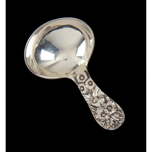 an-antique-s-kirk-son-repousse-coin-silver-tea-caddy-spoon