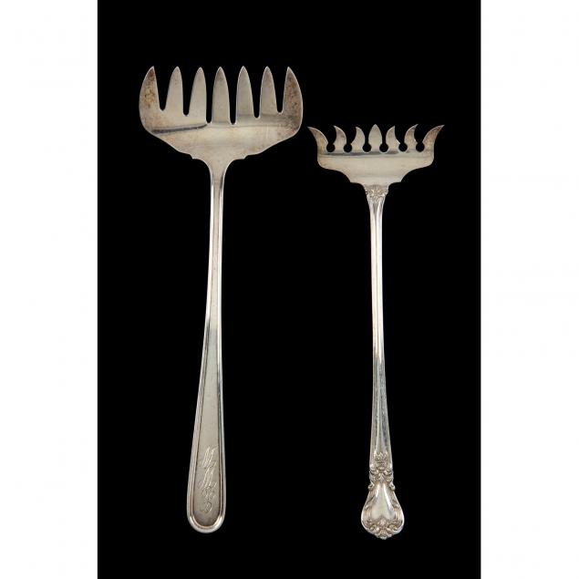 two-sterling-silver-bacon-forks