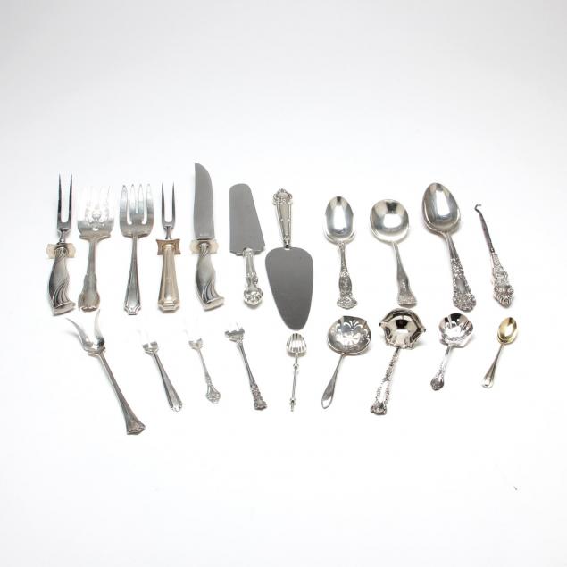 group-of-american-sterling-silver-flatware