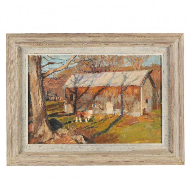 susan-grisell-ct-b-1946-i-barn-in-spring-i
