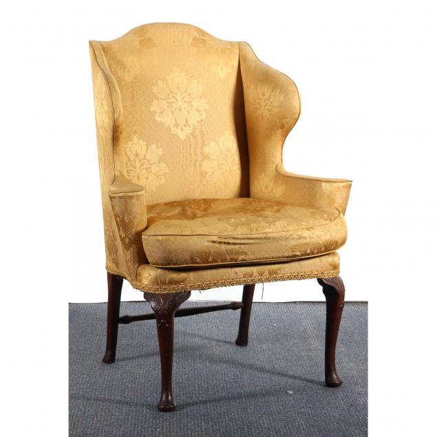 american-antique-queen-anne-style-wing-chair