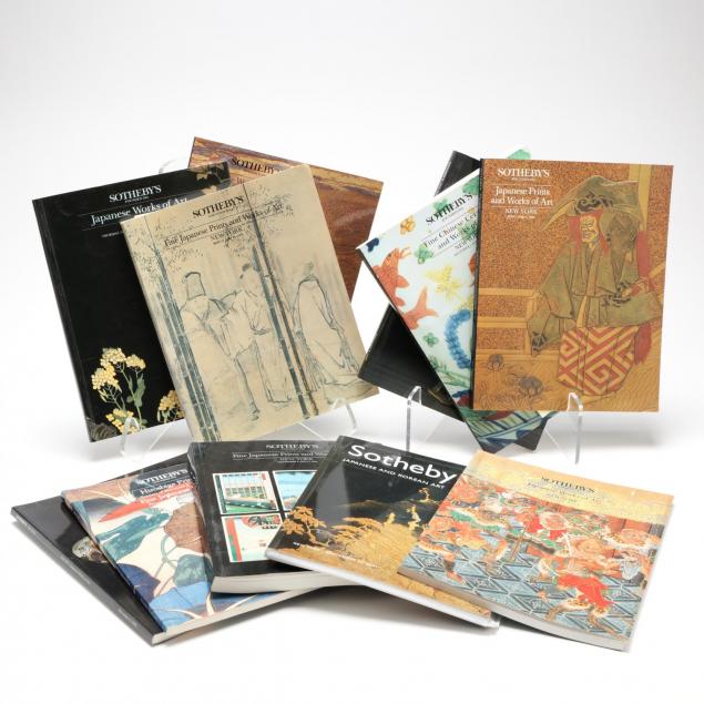 group-of-11-sotheby-s-japanese-and-chinese-art-auction-catalogs