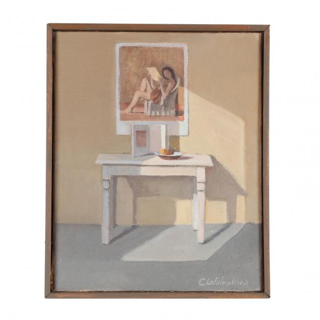 constance-lapalombara-ct-interior-with-balthus-poster