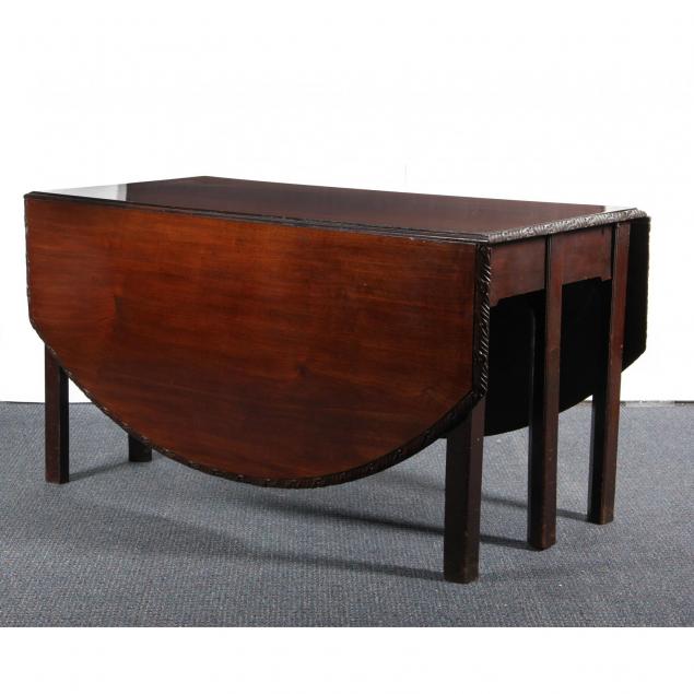 english-chippendale-six-leg-drop-leaf-dining-table