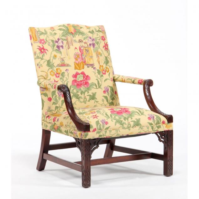 george-iii-style-upholstered-arm-chair