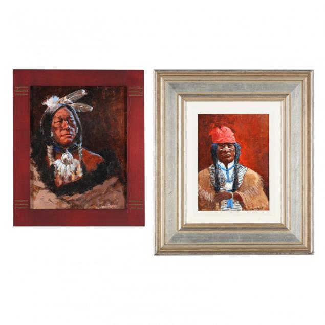 mel-crawford-ct-pair-of-native-american-portraits