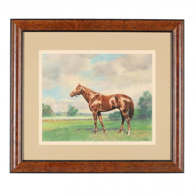 milton-menasco-ca-ky-1890-1974-portrait-of-a-thoroughbred-race-horse