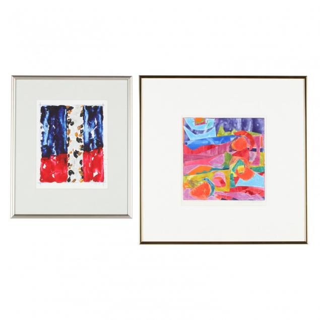 two-framed-abstracts-thomas-ogle-and-jane-hall